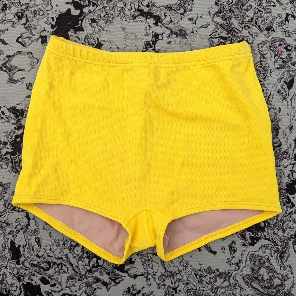 Vintage Highwaist Boyshort Bikini Bottoms